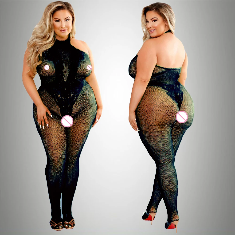 Fishnet Stocking Women - 2024 Plus Größe Bodystocking Heiße Bodys