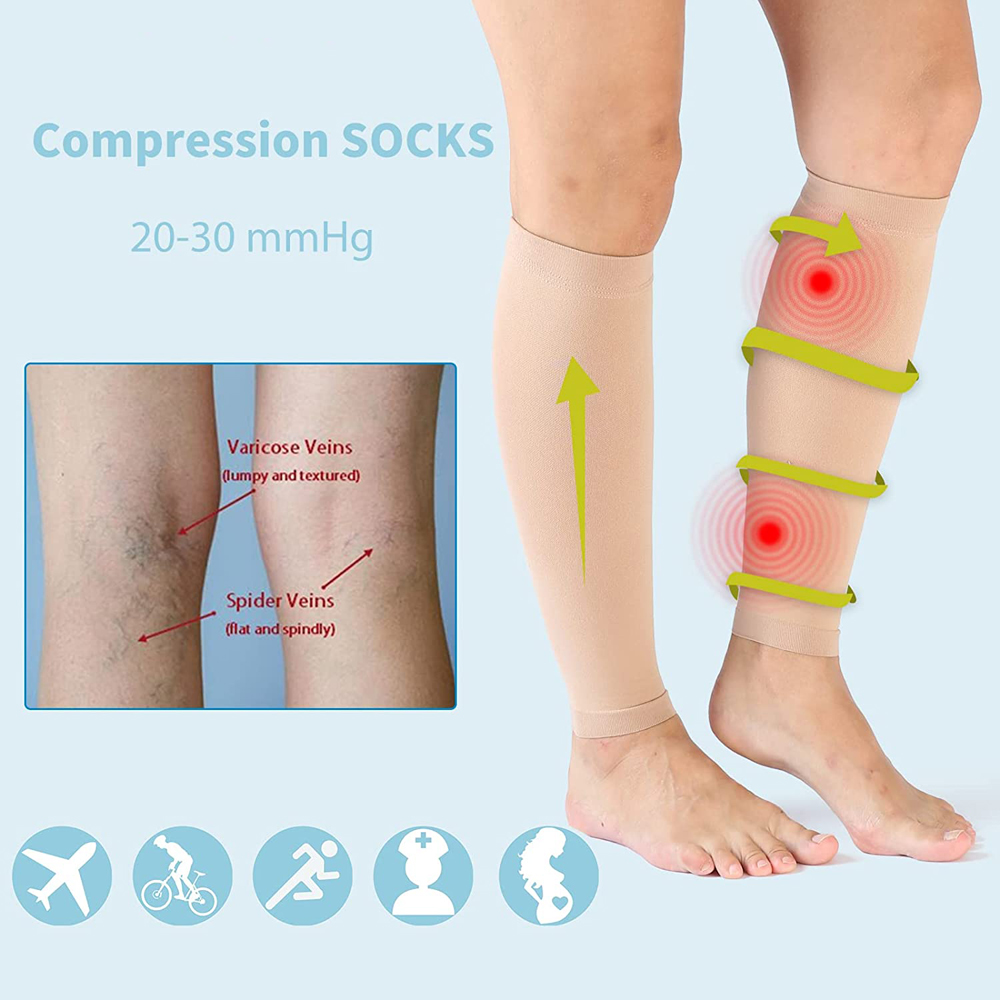 1 Paar Waden-Kompressionsmansc – Compression Sleeve Calf Bewertung und Preis